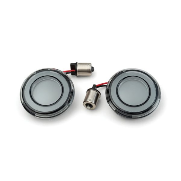 Kuryakyn, Rear tracer LED turn signal insert set. smoke lens