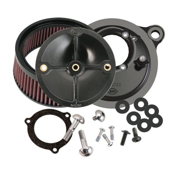 S&S, Stealth air cleaner kit. For 66mm S&S throttle body