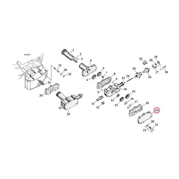 Cover, outer oil pump body
