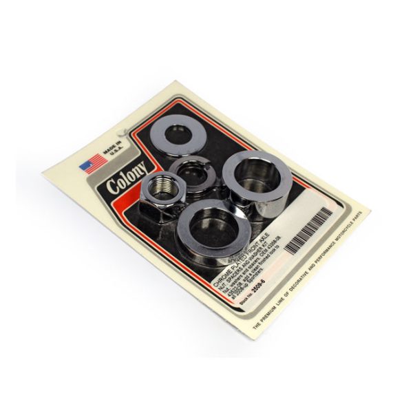 Colony, axle spacer kit front. Smooth