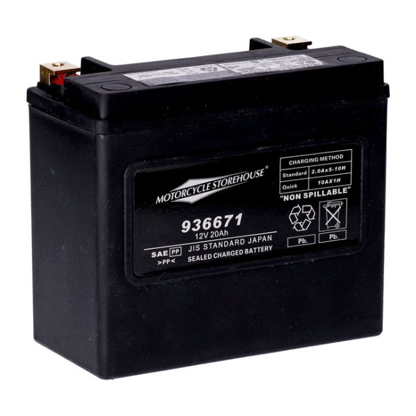 MCS, standard series - AGM sealed battery. 12v, 20ah. 320cca