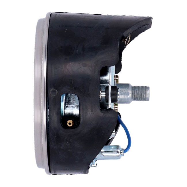 FL speedometer, '46-47 face', silver/black. 2.24:1 mph