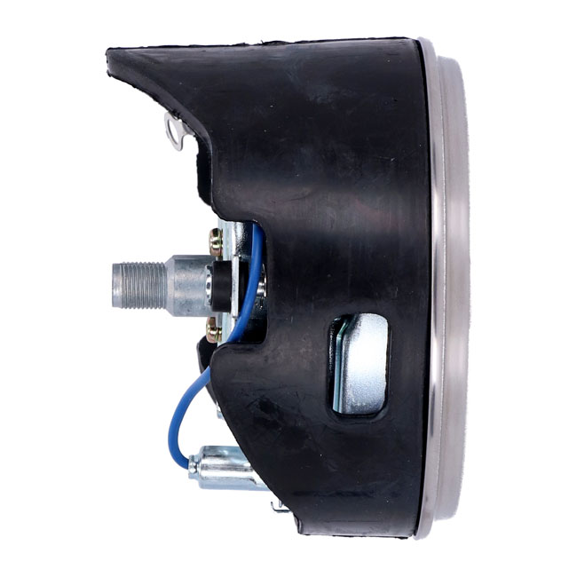 FL speedometer, '46-47 face', silver/black. 2.24:1 mph