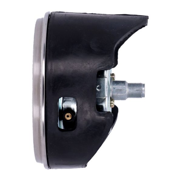 FL speedometer, '62-67 face', black/silver. 2.24:1 mph