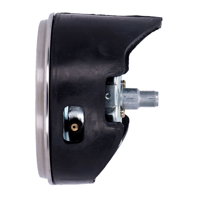 FL speedometer, '62-67 face', black/silver. 2.24:1 mph