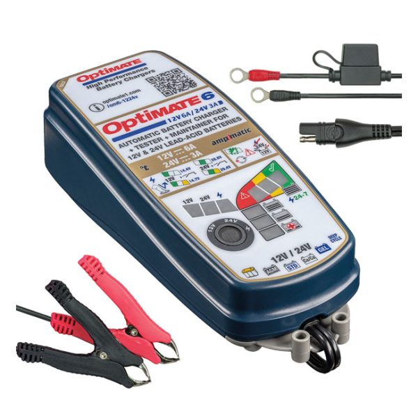 Tecmate OptiMATE 6, 12/24V battery charger