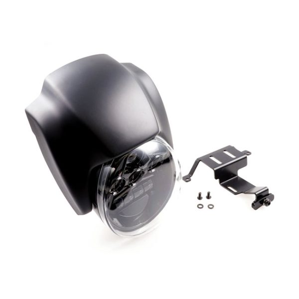 Cult-Werk, headlamp & mask kit "NRS style". Matte black