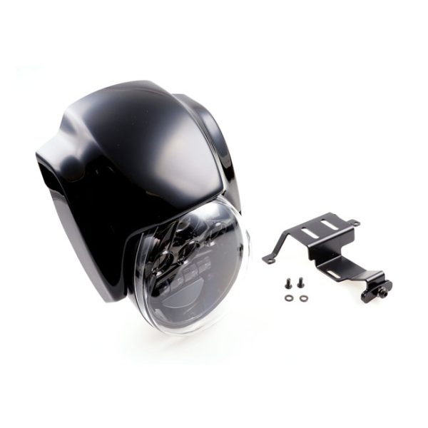 Cult-Werk, headlamp & mask kit 'NRS style. Gloss black
