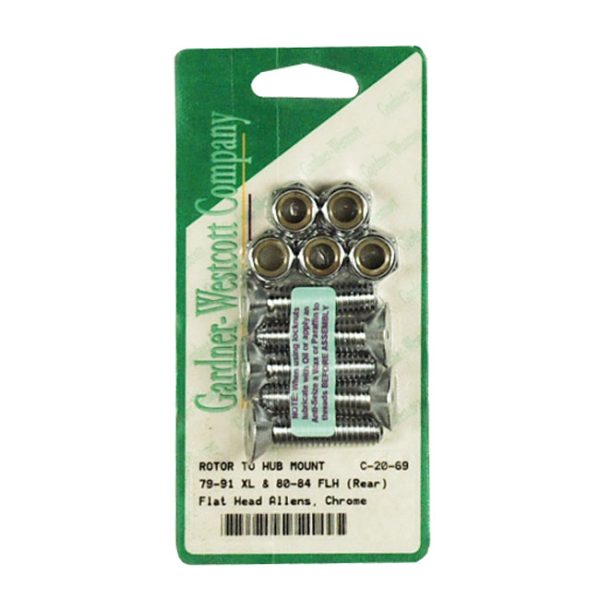 Brake rotor bolt kit, tapered