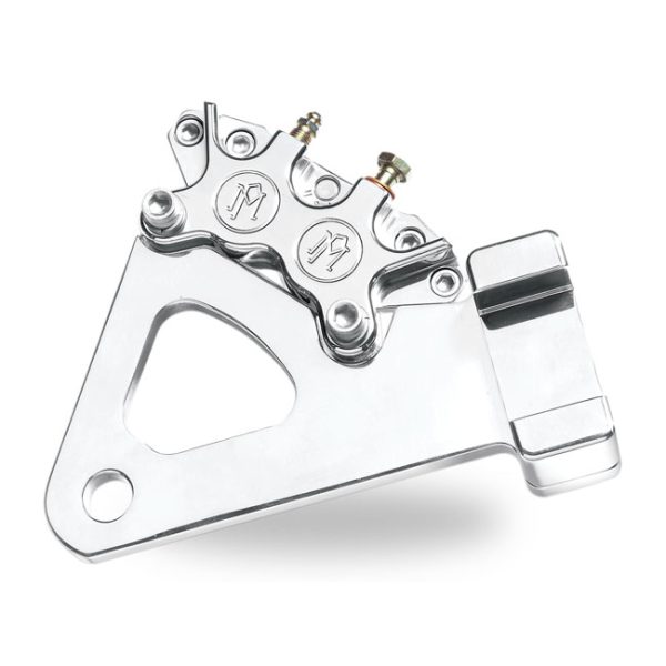 PM, Rear 4-p caliper bracket, 11.5". Chrome