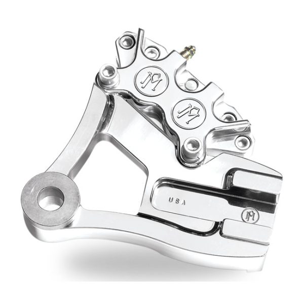 PM, Rear 4-p caliper bracket, 11.5". Chrome