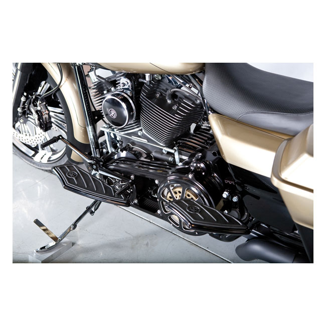 PM, Shift lever & spacer. toe/heel shift. Contour. Black CC