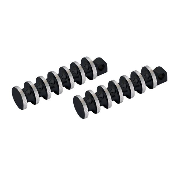 Covingtons, Finned foot pegs. Black