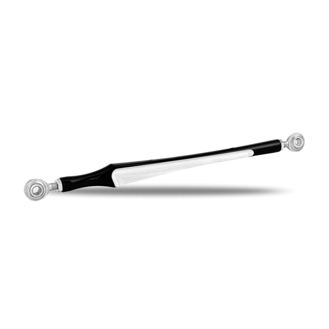 Performance Machine, Shifter rod. Scallop, black cc
