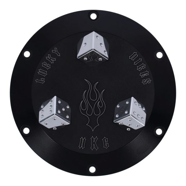 Hells Kitchen Choppers, derby cover Lucky Dice. Black