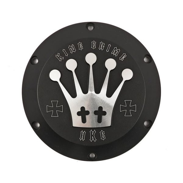 Hells Kitchen Choppers, derby cover King Crime. Black