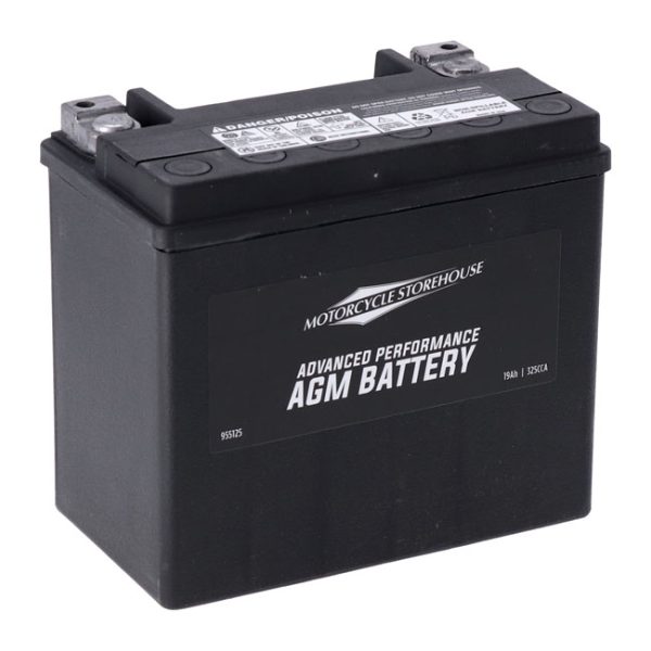 MCS, Advance Series - AGM sealed battery. 12v, 19ah. 325cca