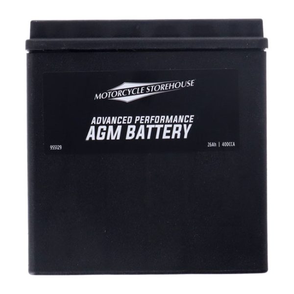 MCS, advance series - AGM sealed battery. 12v, 26ah, 400cca
