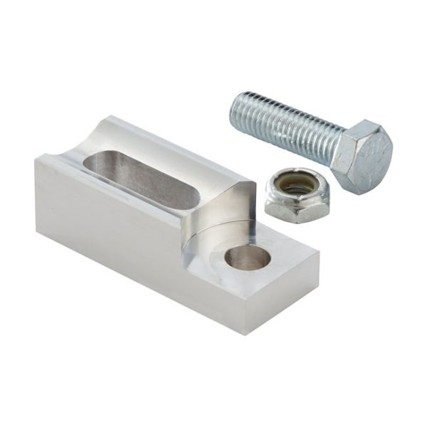 Ness, custom headlamp bracket. Chrome