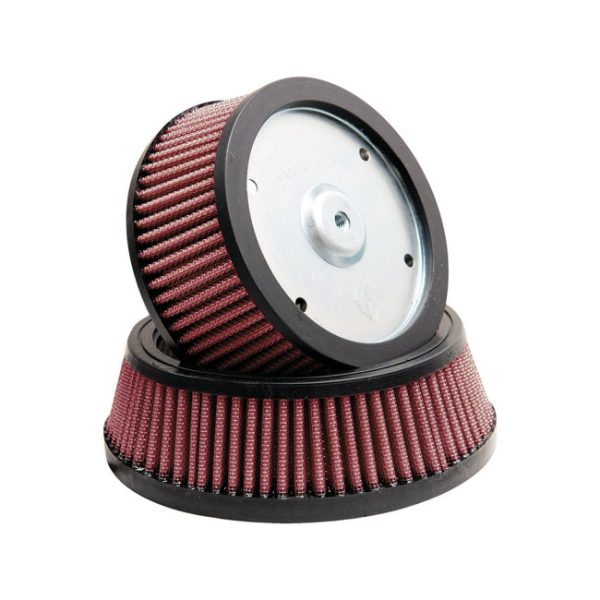 Arlen Ness, Big Sucker Stage I air filter element. Red
