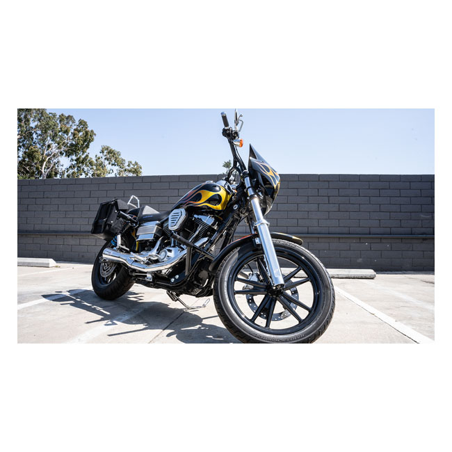 Burly Brand, Brawler crash bar kit Dyna. Black
