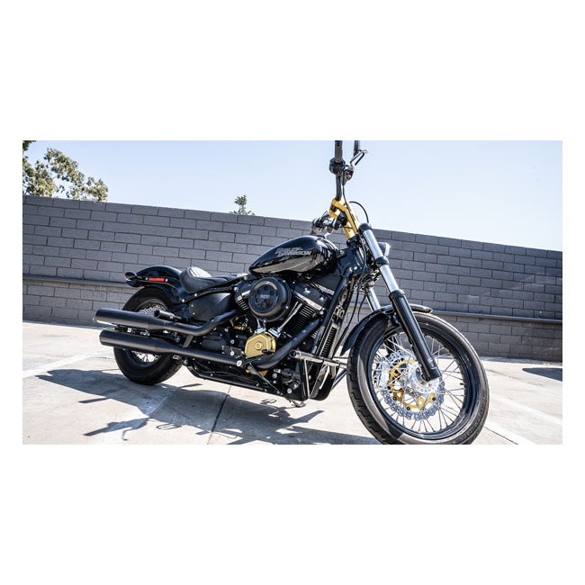 Burly Brand, Brawler crash bar kit M8 Softail. Black
