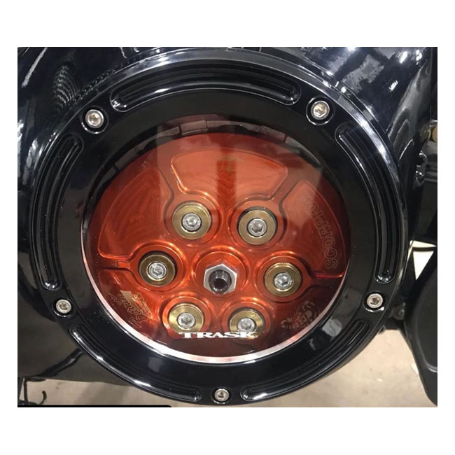 Trask, Assault series derby cover. Gloss black