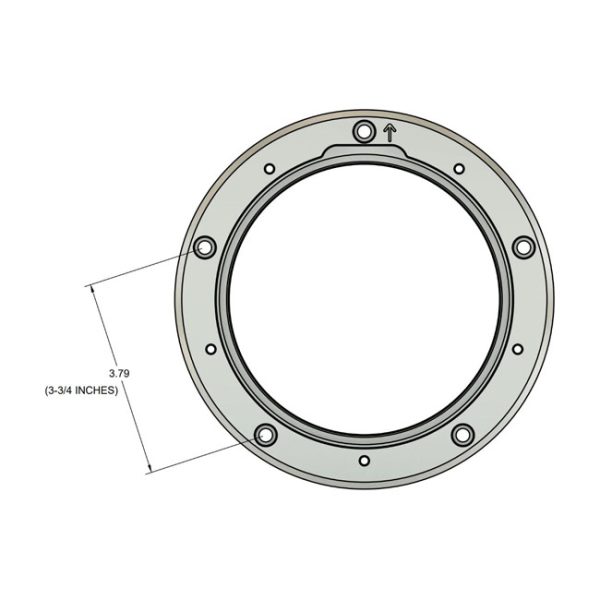 Trask, Assault series derby cover. Chrome