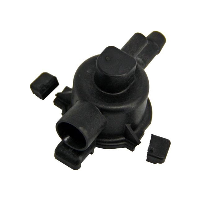 Trask, billet fuel pressure regulator housing. Red