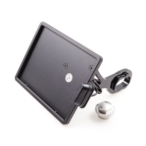 Cult-Werk, side mount license plate bracket. Black. Austria