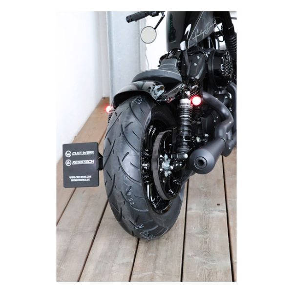 Cult-Werk, rear fender 'Low'. Gloss black