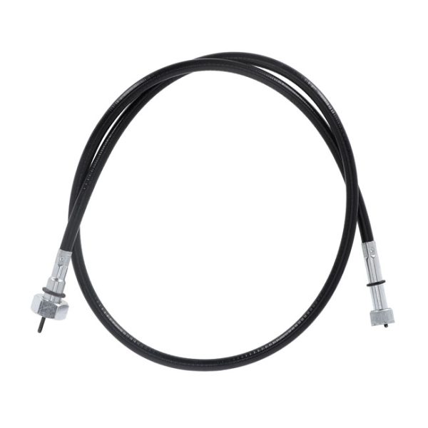 Speedo cable, rear wheel drive. Black Vinyl