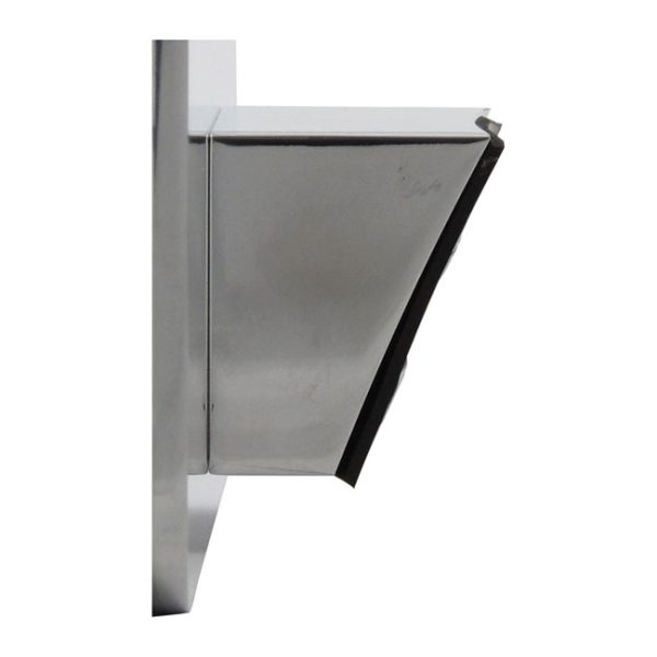 CPV, license plate bracket 25 degree. Belgium. Polished