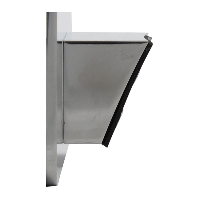 CPV, license plate bracket 25 degree. Belgium. Polished