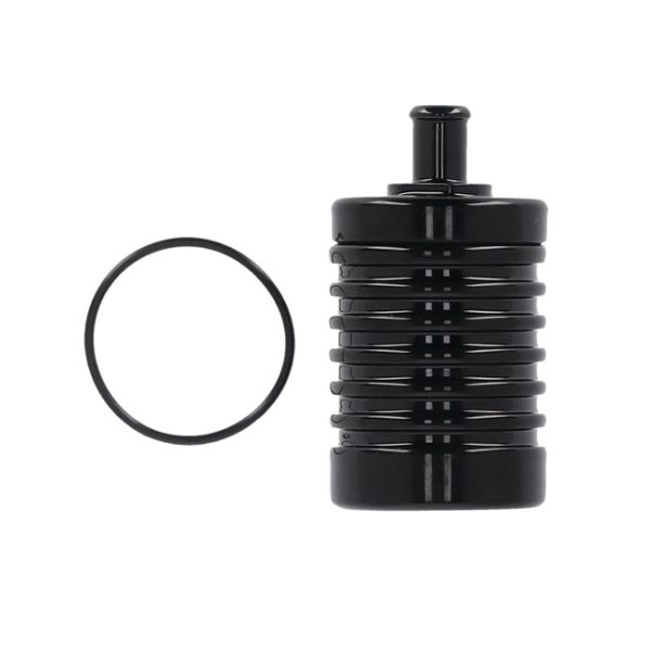 DK Custom Products, 4 stage billet catch can. Black