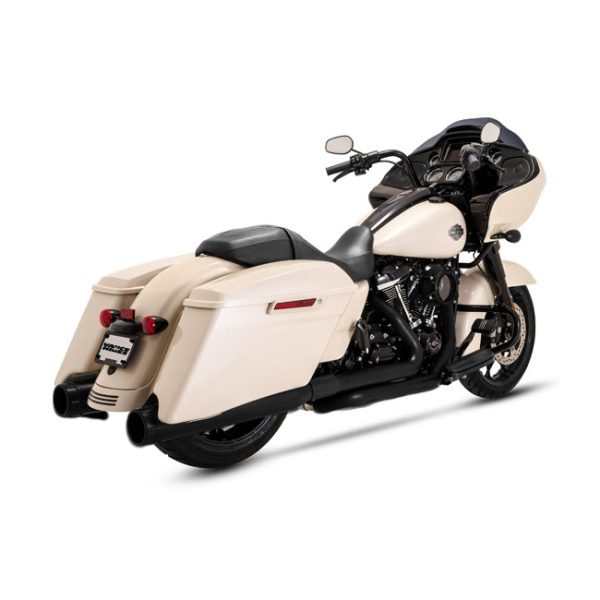 Vance & Hines, PCX dresser duals crossover headers. Black