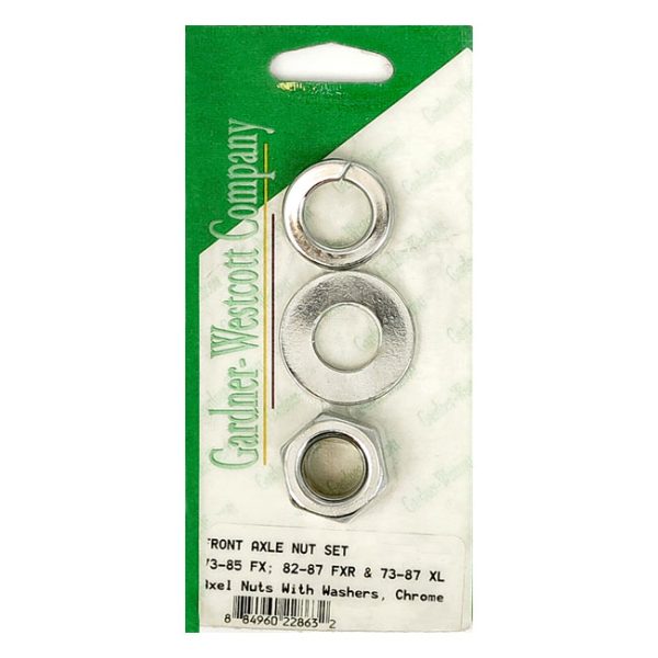 Front axle nut set