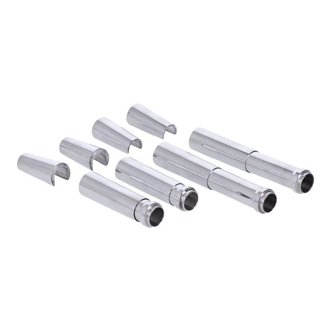 JIMS, billet 'A Cut Above' aluminum pushrod cover kit. Pol.