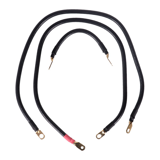 JIMS, Superflex battery cable set. 9", 30", 30"