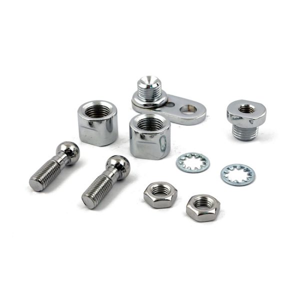 H-D front turn signal swivel kit. Chrome