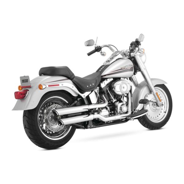Vance & Hines, 3" twin slash slip-on mufflers. chrome