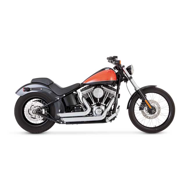Vance & Hines, 2-1/2" shortshots staggered exh. chrome