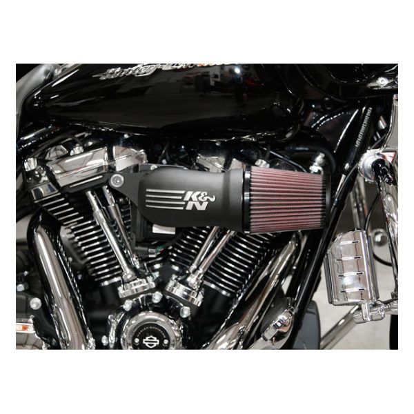 K&N, AirCharger performance air cleaner kit. Black CC logo