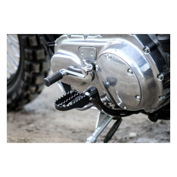 Burly, MX foot pegs. Black