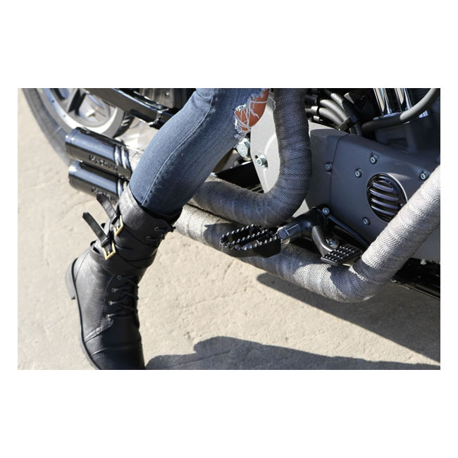 Burly, MX foot pegs. Black