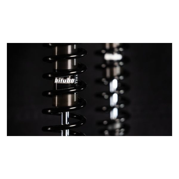 Bitubo, WME dual shock absorber set. Black. 306mm