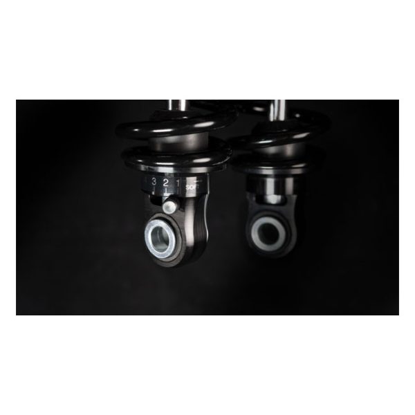 Bitubo, WME dual shock absorber set. Black. 306mm