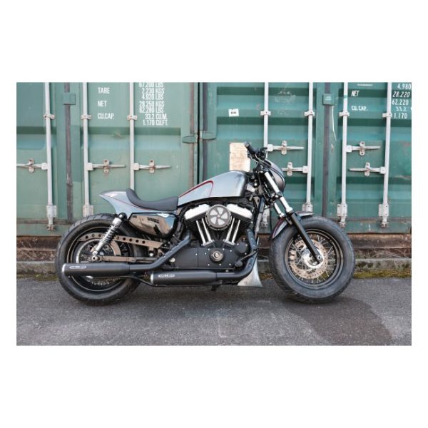 *2 WEEKS EXTRA TRANSIT TIME* Miller, Silverado III slip-on mufflers. Euro 4. Matte black