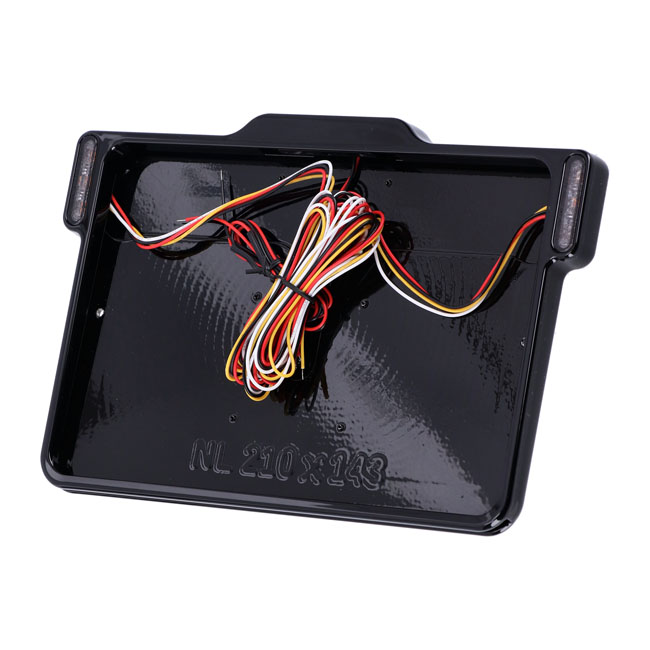 DMP, 3-1 license plate frame 3.0 NL BE. Gloss black