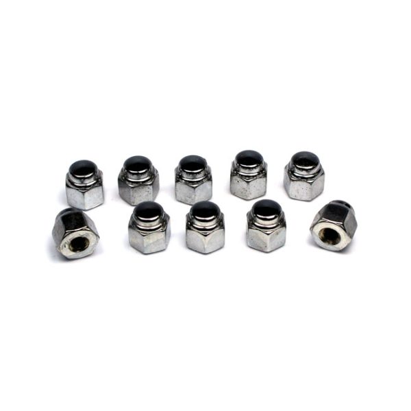 Colony, cap nuts 10-24 chrome plated